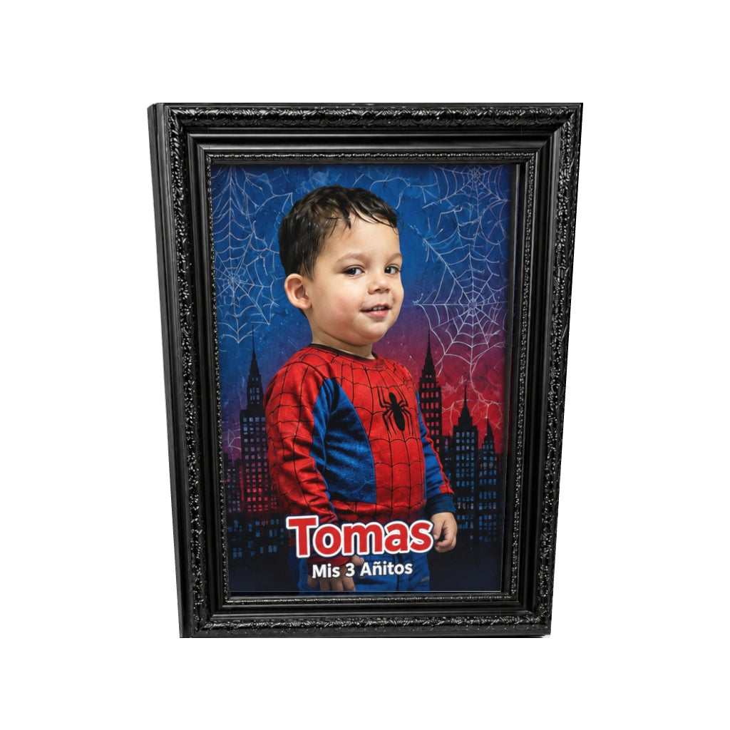 Souvenir portarretrato personalizado 10x15 de Tomás en 3D
